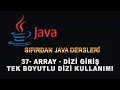37 - Java Dersleri