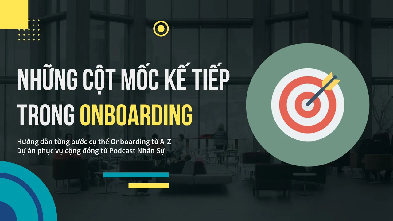 Outline Video NHỮNG CỘT MỐC KẾT TIẾP TRONG ONBOARDING | ONBOARDING GIỮ CHÂN NHÂN TÀI - BÀI 3 | EP. 33