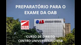 Live Preparatória para o Exame da OAB