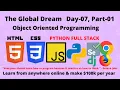 OBJECT ORIENTED PROGRAMMING IN PYTHON OOP CLASS OBJECT PYTHON FOR BEGINNERS DAY-007 PART-001