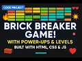 Master JavaScript Game Development by Creating This Classic Brick Game