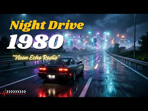 Night Drive 80s 🌧️ Neon Rain and the Open Road Ahead | Synthwave Mix