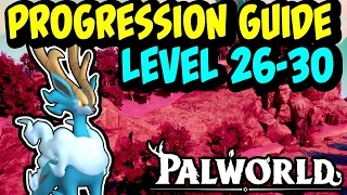 COMPLETE BEGINNER GUIDE - Palworld Levels 26-30 - Electricity and Production Lines
