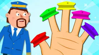 Learn Colors For Kids 🌈 Hat Finger Family + More Nursery Rhymes