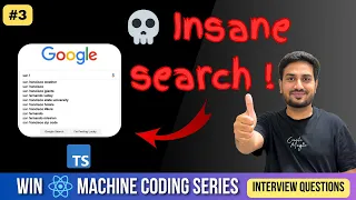 Autocomplete Search Bar Win Frontend Machine Coding Interview Questions using React