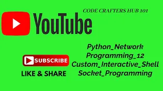 Python Network Programming 12 Custom Interactive Shell Socket Programming
