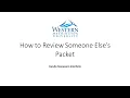 Interfolio How to Review Someone Else s Packet