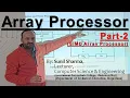Array Processors Part-2 SIMD Array Processor Computer System Organization Sunil Sharma