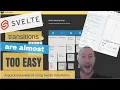 Svelte Basic Transitions Staggered Bingo Board Rendering Effects