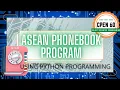ASEAN Phonebook Program using Python