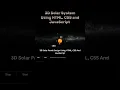 3D Solar System Using HTML CSS and JavaScript