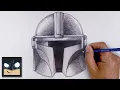 How To Draw The Mandalorian Sketch Tutorial