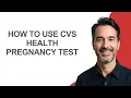 How to Use Cvs Health Pregnancy Test - KevinHowTo
