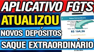 SAQUE DO FGTS APP ATUALIZANDO NOVOS VALORES!