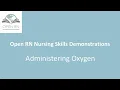 Administering Oxygen