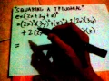 SQUARING A TRINOMIAL