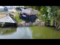 Lagu First Start New PROJECT!! Filling Land Delete Useless Deep Fish Pond Use Strong Dozer \u0026 5Ton Truck.
