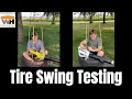 The Tire Swing Set Blower Test With The Ryobi 40V 730 CFM 190 MPH Leaf Blower