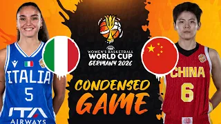 Italy 🇮🇹 v China 🇨🇳 | Extended Highlights | FIBA Women's Basketball World Cup 2026