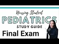Pediatric Final Exam Review