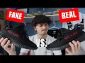 REAL VS FAKE Yeezy 350 v2 Bred 2020 Restock - WONDERKICKS