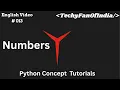 Python Programming Language English Python Numbers From Zero to Hero 2025