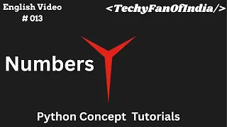 Python Programming Language English Python Numbers From Zero to Hero 2025
