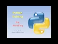 Python Training Day 17 File Reading Writing in Python Akshay Shinde