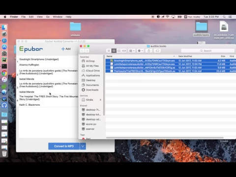 Download MP3 Convert Audible to MP3 by Epubor Audible for MAC