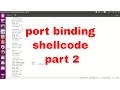 port binding shellcode - part 2