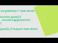 What Are Global Variables in JavaScript Beginner-Friendly Explanation Example