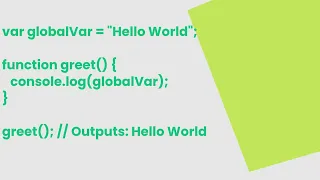 What Are Global Variables in JavaScript Beginner-Friendly Explanation Example