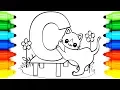 Coloring Book Alphabet Letters How to Draw Letter C Art Colours for Kids