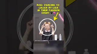 Rosé Dancing To Lalisa By Lisa In Their Fansign Event BLACKPINK Blackpink Lisa Rosé 