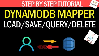 Load Save Query Delete with DynamoDB Mapper Step by Step Tutorial