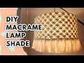 Macrame Lamp Shade Easy DIY Tutorial
