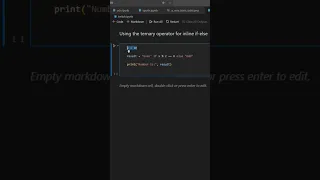 Python Inline IF-ELSE Ternary Operator