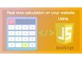Real time calculation in a form using JavaScript - Tutorial