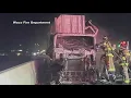 Waco Fire Dept explains I-35 N truck fire that kept cars still for hours