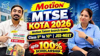 Motion MTSE 2026 | Free Coaching in Kota? Registration | Scholarship | Exam Details | Syllabus #kota