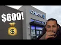 600 Chase Checking Savings Bonus