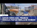 Download Lagu Hujan Deras Disertai Angin Kencang di Tangsel, Papan Reklame Hingga Tembok Area Parkir Roboh