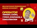 Ternary Logika Typeof Komparasi Concatenation - Belajar Dasar Pemrograman Dengan JavaScript