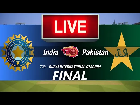 Video Thumbnail: 🛑FINAL LIVE- INDIA vs PAKISTAN🛑IND vs PAK🛑CRICKET 19 GAMEPLAY🛑LIVE STREAMING🏏🏆🏏