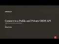 Connect to both a Public and Private ORDS API with Oracle s Visual Builder