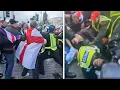 Download Lagu British Patriots Humble Police Instantly: Tommy Robinson March