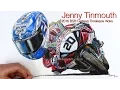 Download Lagu Drawing Jenny Tinmouth 2016 BSB Honda Fireblade Cartoon Time-lapse