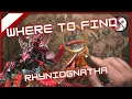 Where To Find THE Rhyniognatha Spawn Locations Ark Spawn Map