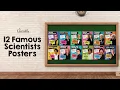 Transform Your Classroom with Famous Scientist Posters Perfect Science Classroom Decor