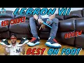 NIKE AIR MAX LEBRON 7 RED CARPET UNBOXING REVIEW BEST ON FOOT
